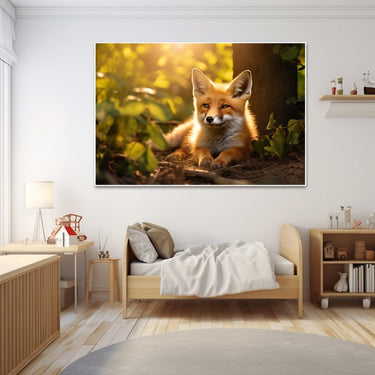 Morning Fox Canvas
